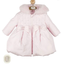 Load image into Gallery viewer, ‘TALLULAH’ MINTINI BOW COAT PINK
